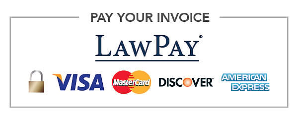 Pay your invoice with LawPay - accepts Visa, Mastercard, Discover, American Express credit cards securely.