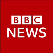 BBC News logo on a red background, white block letters in uppercase.