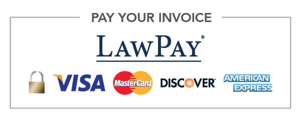 Pay your invoice with LawPay - accepts Visa, Mastercard, Discover, American Express credit cards securely.